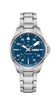 Orologio Hamilton Uomo Khaki Pilot Day Date Auto in Acciaio H64635140 - H64635140